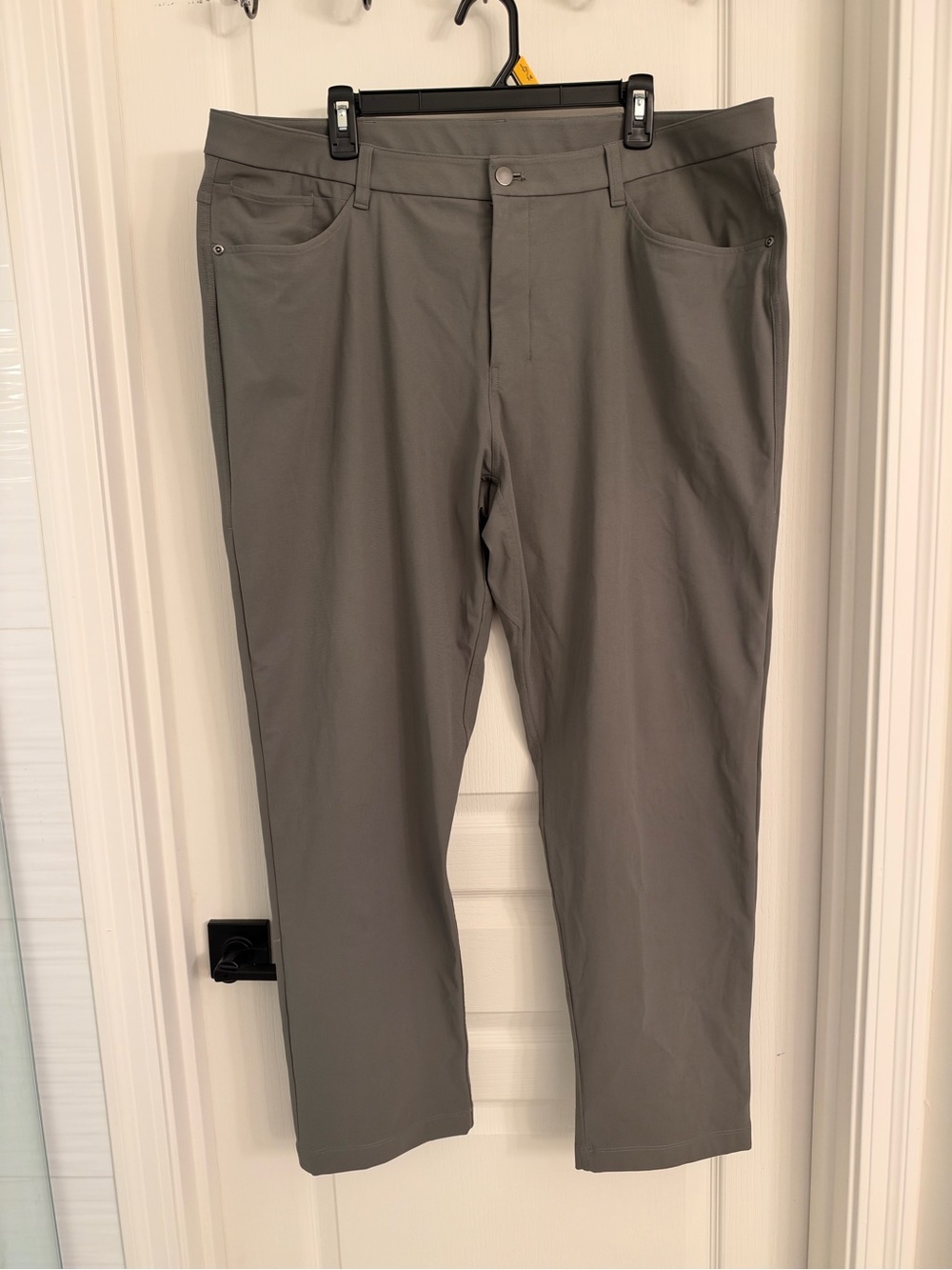 Lululemon Men’s ABC 5 pocket pants- Gray/Green- 42x32